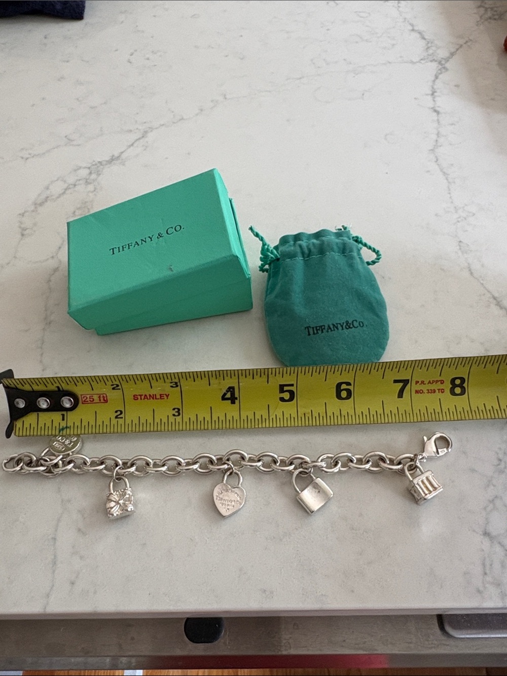 Vintage Tiffany & Co. Sterling Silver Charm Bracelet - Picture 7 of 7